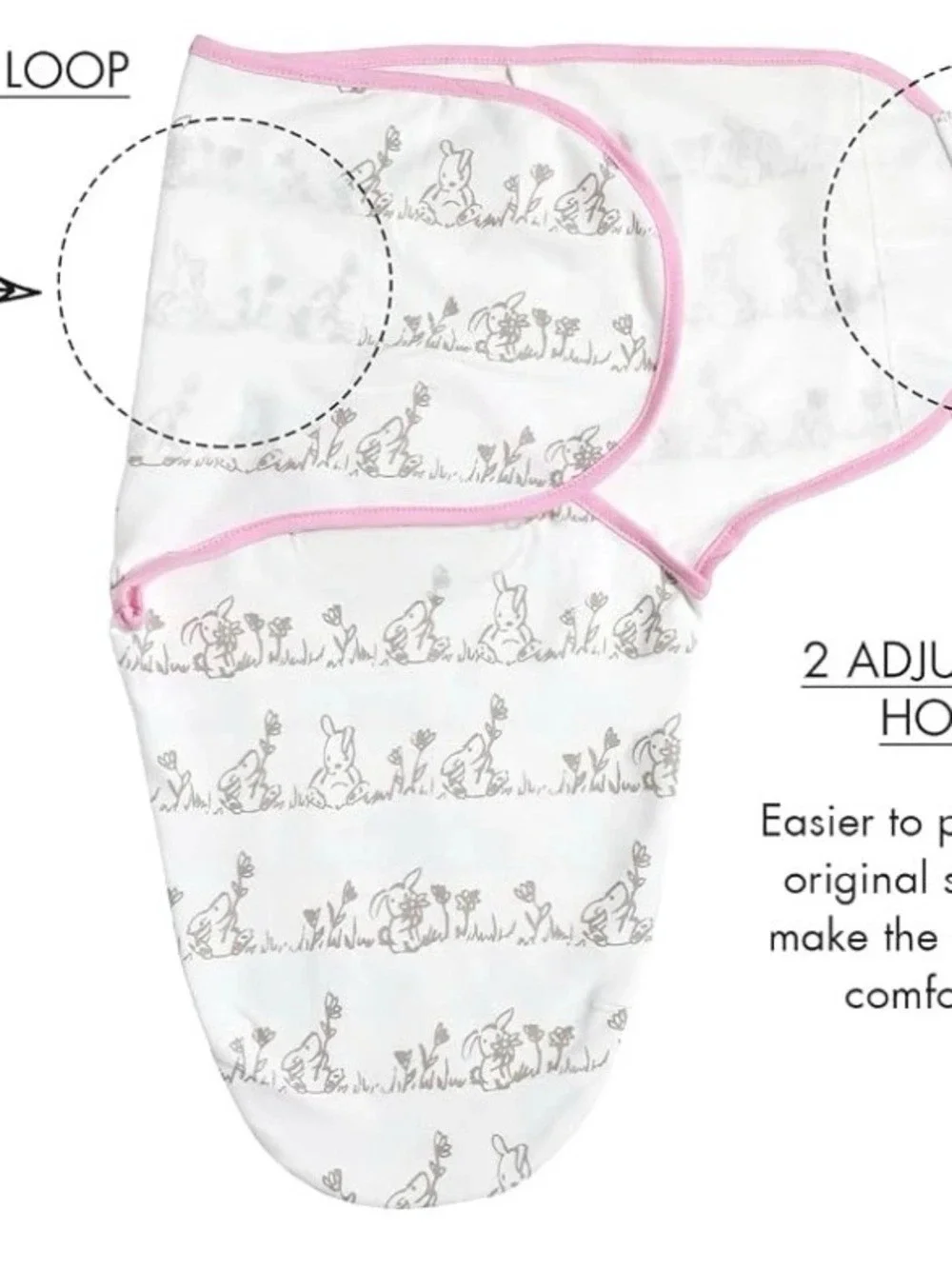 Organic cotton Baby Swaddle Sleep Sacks, 4-Pack for Newborn